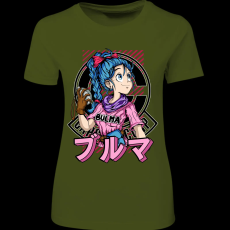 Createyou Dragon Ball Bulma 2 - Női - Sötétzöld - S