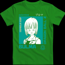 Createyou Dragon Ball Bulma - Férfi - Zöld - XL férfi póló