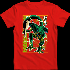 Createyou Dragon Ball Cell - Gyermek - Piros - XS