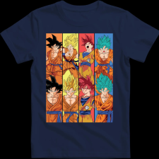 Createyou DRAGON BALL - Férfi - Sötétkék - 2XL férfi póló