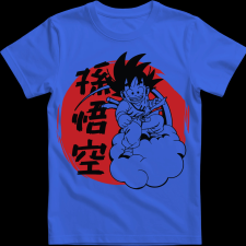 Createyou DRAGON BALL Goku - Férfi - Királykék - XL férfi póló