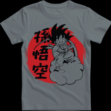 Createyou DRAGON BALL Goku - Gyermek - Szürke - XS gyerek póló