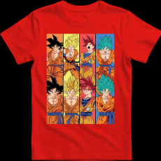 Createyou DRAGON BALL - Gyermek - Piros - M