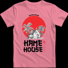 Createyou DRAGON BALL Kame House - Férfi - Pink - L férfi póló
