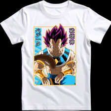 Createyou Dragon Ball Vegeta - Férfi - Fehér - S férfi póló