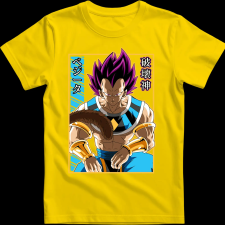 Createyou Dragon Ball Vegeta - Férfi - Sárga - L férfi póló