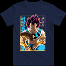 Createyou Dragon Ball Vegeta - Férfi - Sötétkék - L férfi póló