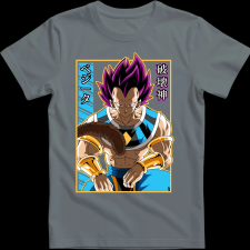 Createyou Dragon Ball Vegeta - Férfi - Szürke - S férfi póló