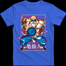 Createyou Dragon Ball Zseniális Teknős - Férfi - Királykék - 3XL