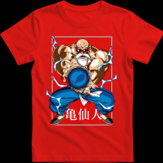 Createyou Dragon Ball Zseniális Teknős - Férfi - Piros - XL