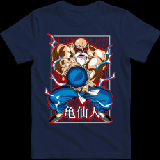 Createyou Dragon Ball Zseniális Teknős - Férfi - Sötétkék - 2XL