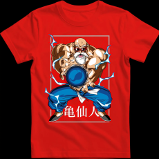 Createyou Dragon Ball Zseniális Teknős - Gyermek - Piros - S