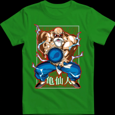 Createyou Dragon Ball Zseniális Teknős - Gyermek - Zöld - L gyerek póló