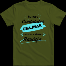 Createyou Egy csodálatos nő barátja - Férfi - Sötétzöld - 2XL
