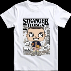 Createyou Eleven With Eggos Stranger Things - Férfi - Fehér - 3XL