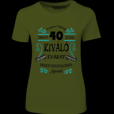 Createyou Érett ... éves ... Legenda - Női , Sötétzöld , 2XL női póló