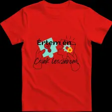 Createyou Értem én.... - Gyermek , Piros , S gyerek póló