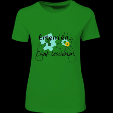 Createyou Értem én.... - Női , Zöld , L női póló