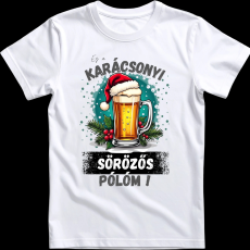 Createyou Ez a karácsonyi sörözős pólóm! - Férfi - Fehér - 3XL
