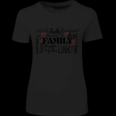 Createyou Family szófelhő - Női , Fekete , S