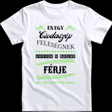 Createyou Feleségére büszke férj - Férfi - Fehér - S