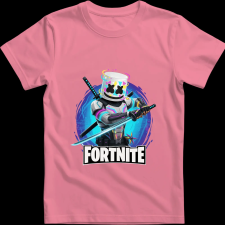 Createyou Fortnite egyedi póló 3 - Férfi - Pink - XL férfi póló