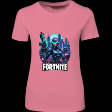 Createyou Fortnite egyedi póló 4 - Női - Pink - 2XL női póló
