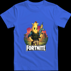 Createyou Fortnite egyedi póló 5 - Férfi - Királykék - 2XL