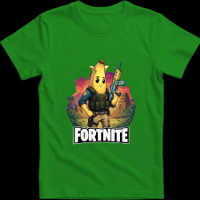 Createyou Fortnite egyedi póló 5 - Férfi - Zöld - XL férfi póló