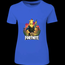 Createyou Fortnite egyedi póló 5 - Női - Királykék - L női póló