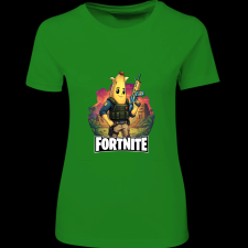 Createyou Fortnite egyedi póló 5 - Női - Zöld - M női póló