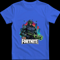 Createyou Fortnite egyedi póló 6 - Férfi - Királykék - 3XL