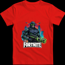 Createyou Fortnite egyedi póló 6 - Férfi - Piros - XL férfi póló