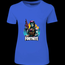 Createyou Fortnite egyedi póló - Női - Királykék - XL női póló