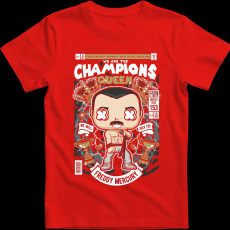 Createyou Freddy Mercuri Queen - Férfi - Piros - 2XL