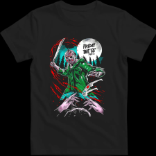 Createyou Friday the 13th - Férfi - Fekete - L férfi póló