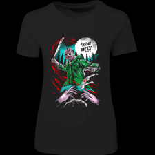 Createyou Friday the 13th - Női - Fekete - XL női póló