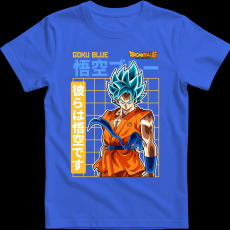 Createyou GOKU BLUE - Férfi - Királykék - L