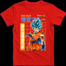 Createyou GOKU BLUE - Férfi - Piros - L