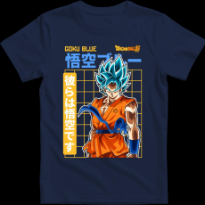 Createyou GOKU BLUE - Férfi - Sötétkék - S