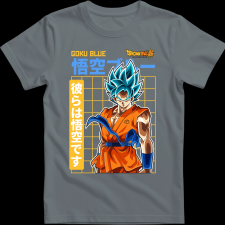 Createyou GOKU BLUE - Férfi - Szürke - L férfi póló