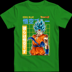 Createyou GOKU BLUE - Gyermek - Zöld - XL