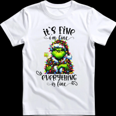 Createyou Grinch - Gyermek - Fehér - S