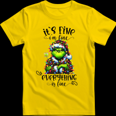 Createyou Grinch - Gyermek - Sárga - L