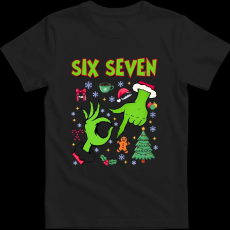 Createyou Grinch six seven - Férfi - Fekete - 2XL