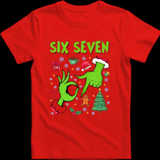 Createyou Grinch six seven - Férfi - Piros - XL