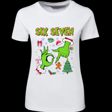 Createyou Grinch six seven - Női - Fehér - 2XL