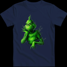 Createyou Grinch szaggatott - Férfi - Sötétkék - 2XL