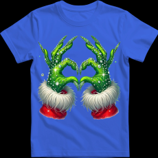 Createyou Grincs szív - Férfi - Királykék - XL