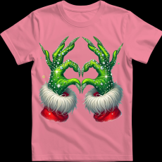 Createyou Grincs szív - Férfi - Pink - 2XL